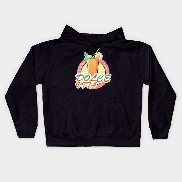 Dolce Vita Kids Hoodie by Macphisto Shirts